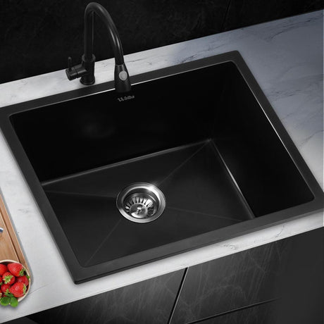 Super High Quality Granite Stone Composite Kitchen Sink in Black or White | Kitchen Laundry Granite Sinks