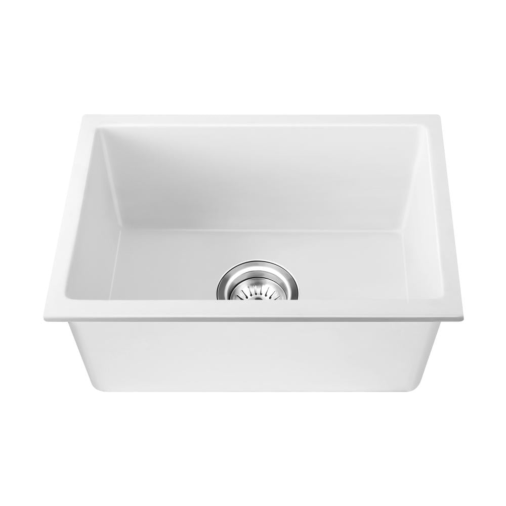 Super High Quality Granite Stone Composite Kitchen Sink in Black or White | Kitchen Laundry Granite Sinks