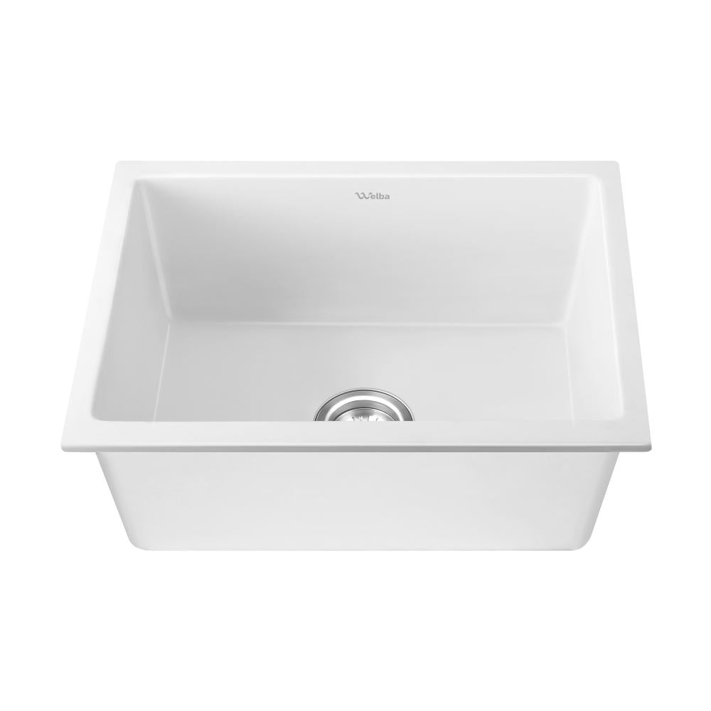 Super High Quality Granite Stone Composite Kitchen Sink in Black or White | Kitchen Laundry Granite Sinks