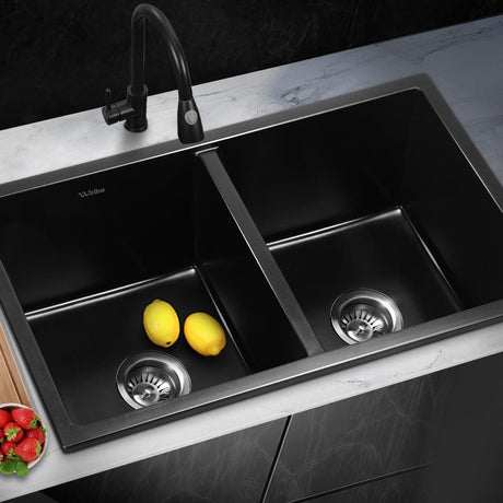 Super High Quality Granite Stone Composite Kitchen Sink in Black or White | Kitchen Laundry Granite Sinks