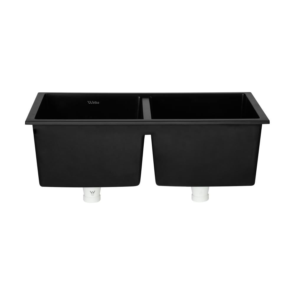Super High Quality Granite Stone Composite Kitchen Sink in Black or White | Kitchen Laundry Granite Sinks