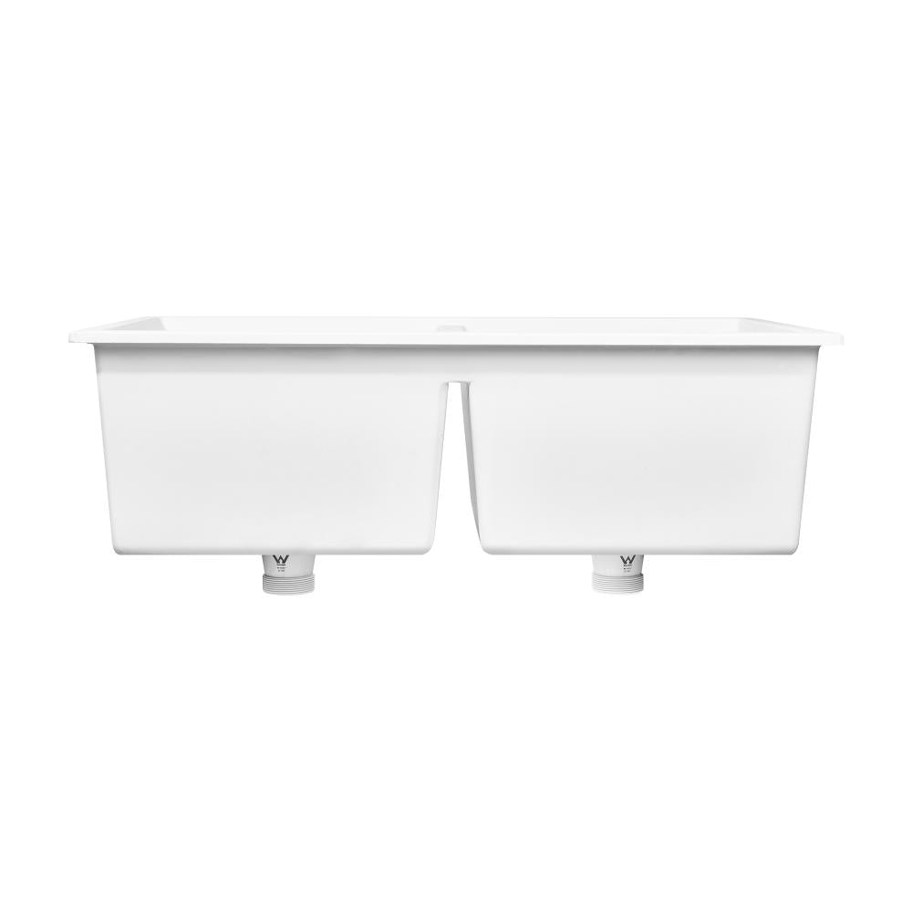 Super High Quality Granite Stone Composite Kitchen Sink in Black or White | Kitchen Laundry Granite Sinks
