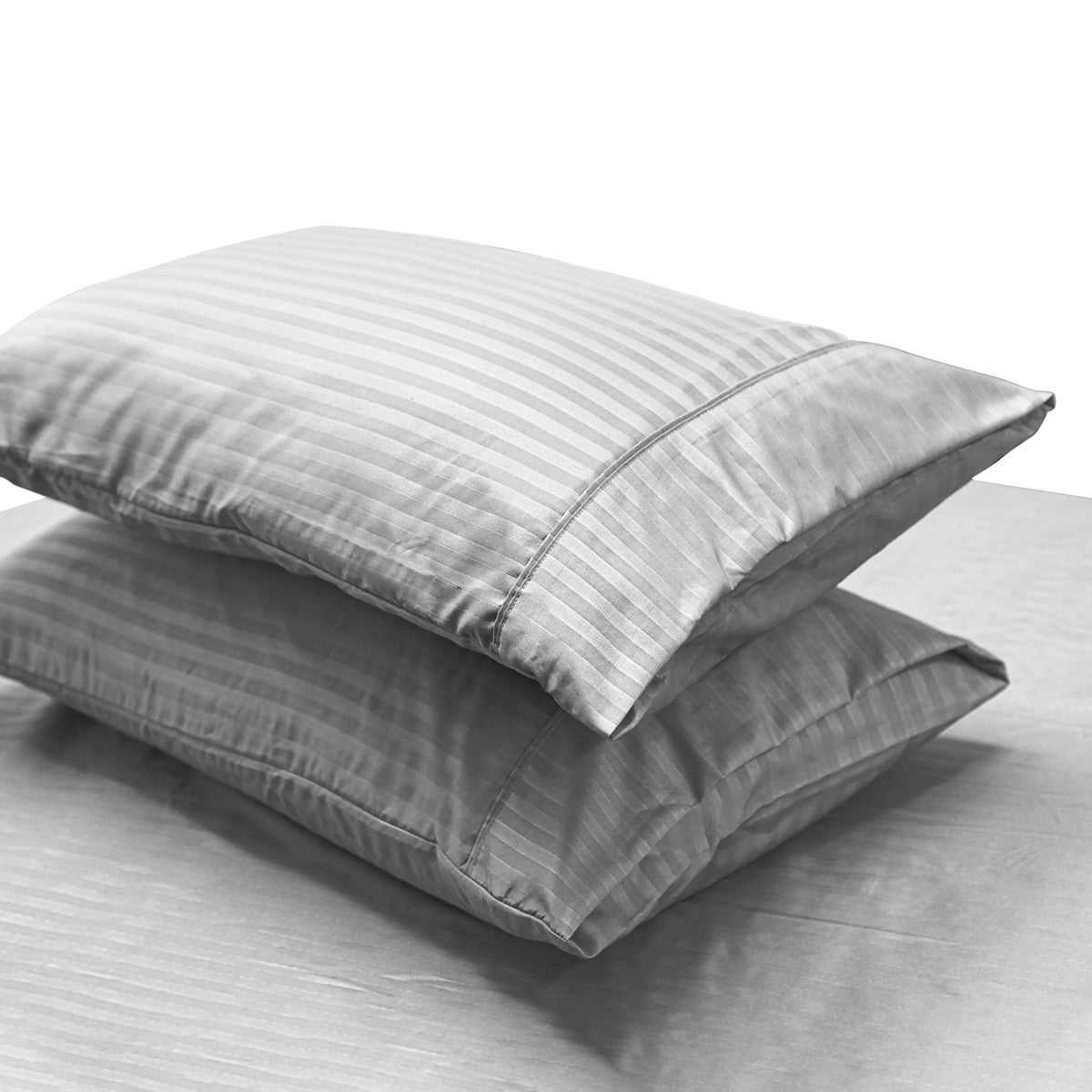 2000TC Pin Stripe Bamboo Cooling Fitted Sheet Combo Set | Hotel Quality Jacquard Bamboo Sheets