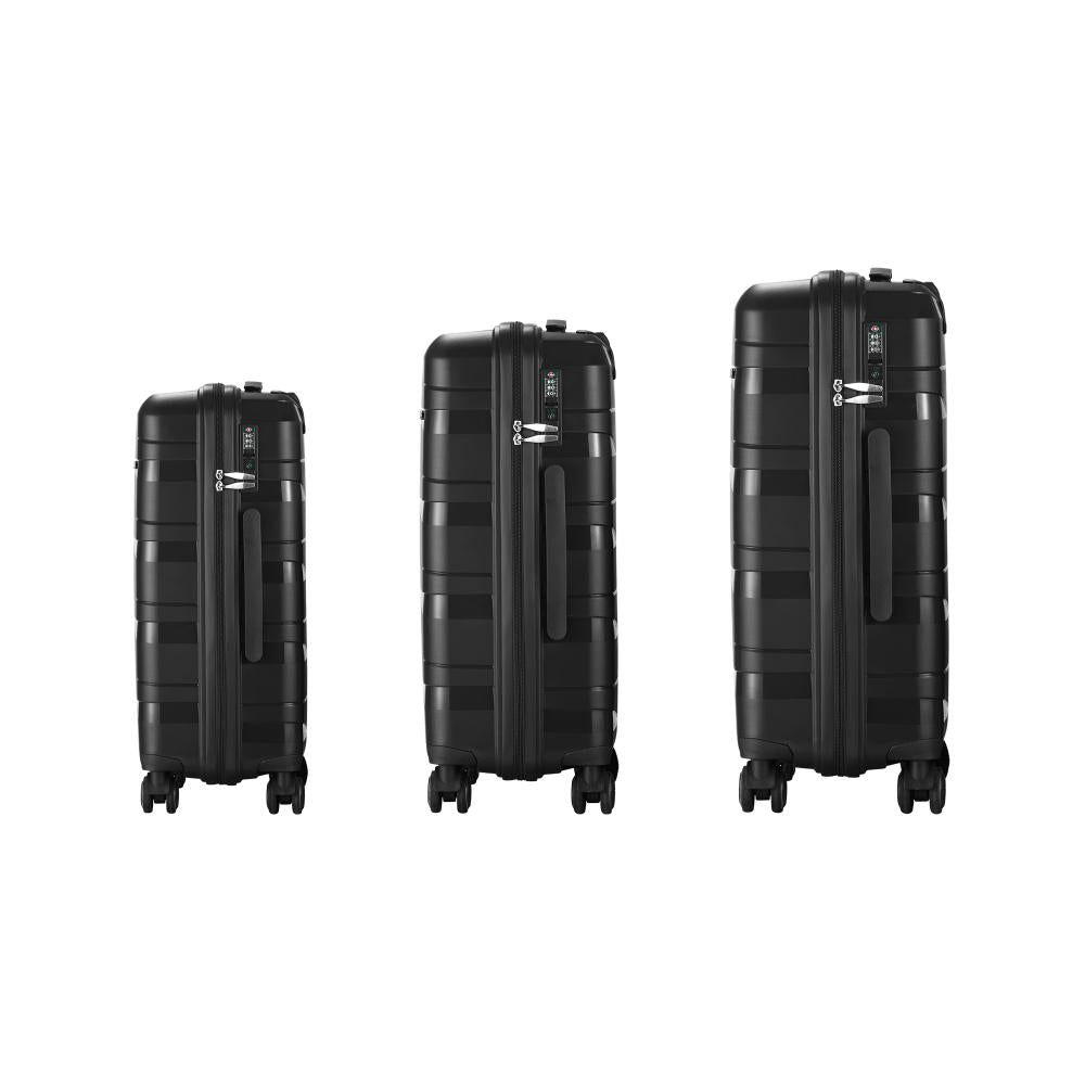 Imola Durabale 3pc Hardcase Luggage Set | Premium Lightweight 360 Spinner Wheels Suitcase