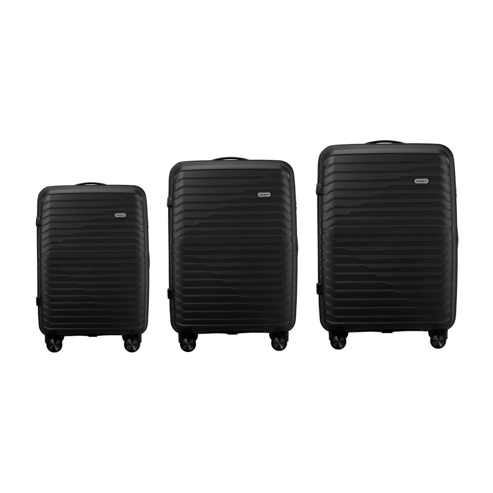 Gulieta Durabale 3pc Hardcase Luggage Set | Premium Lightweight 360 Spinner Wheels Suitcase Travel