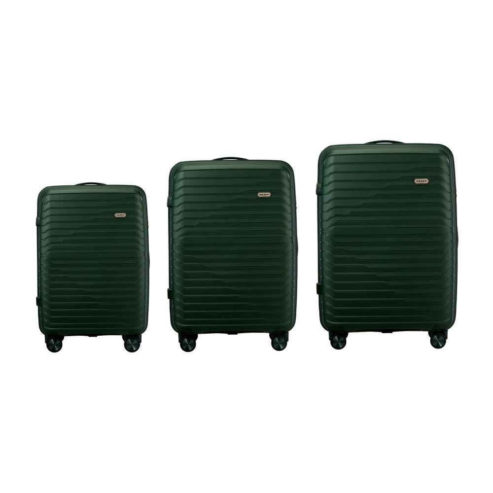 Gulieta Durabale 3pc Hardcase Luggage Set | Premium Lightweight 360 Spinner Wheels Suitcase Travel