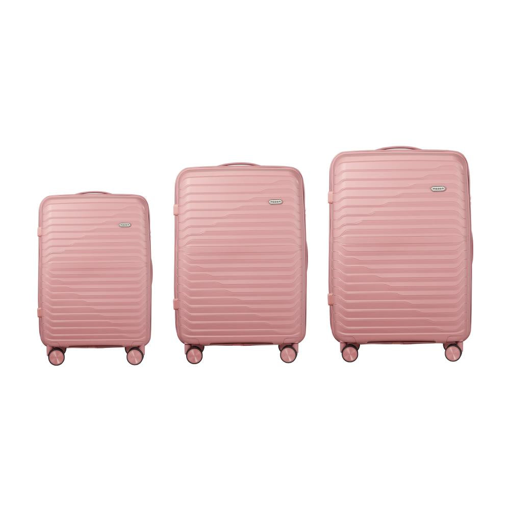 Gulieta Durabale 3pc Hardcase Luggage Set | Premium Lightweight 360 Spinner Wheels Suitcase Travel