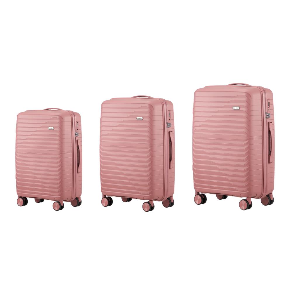 Gulieta Durabale 3pc Hardcase Luggage Set | Premium Lightweight 360 Spinner Wheels Suitcase Travel