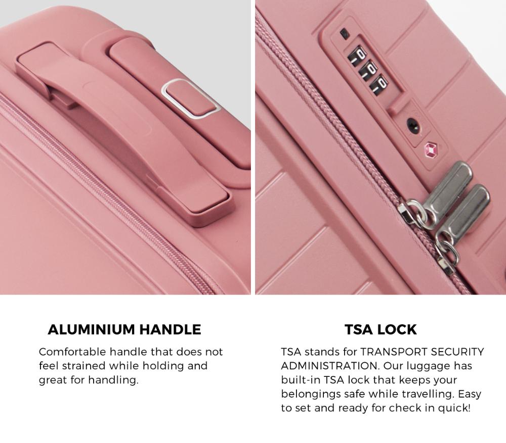 Gulieta Durabale 3pc Hardcase Luggage Set | Premium Lightweight 360 Spinner Wheels Suitcase Travel