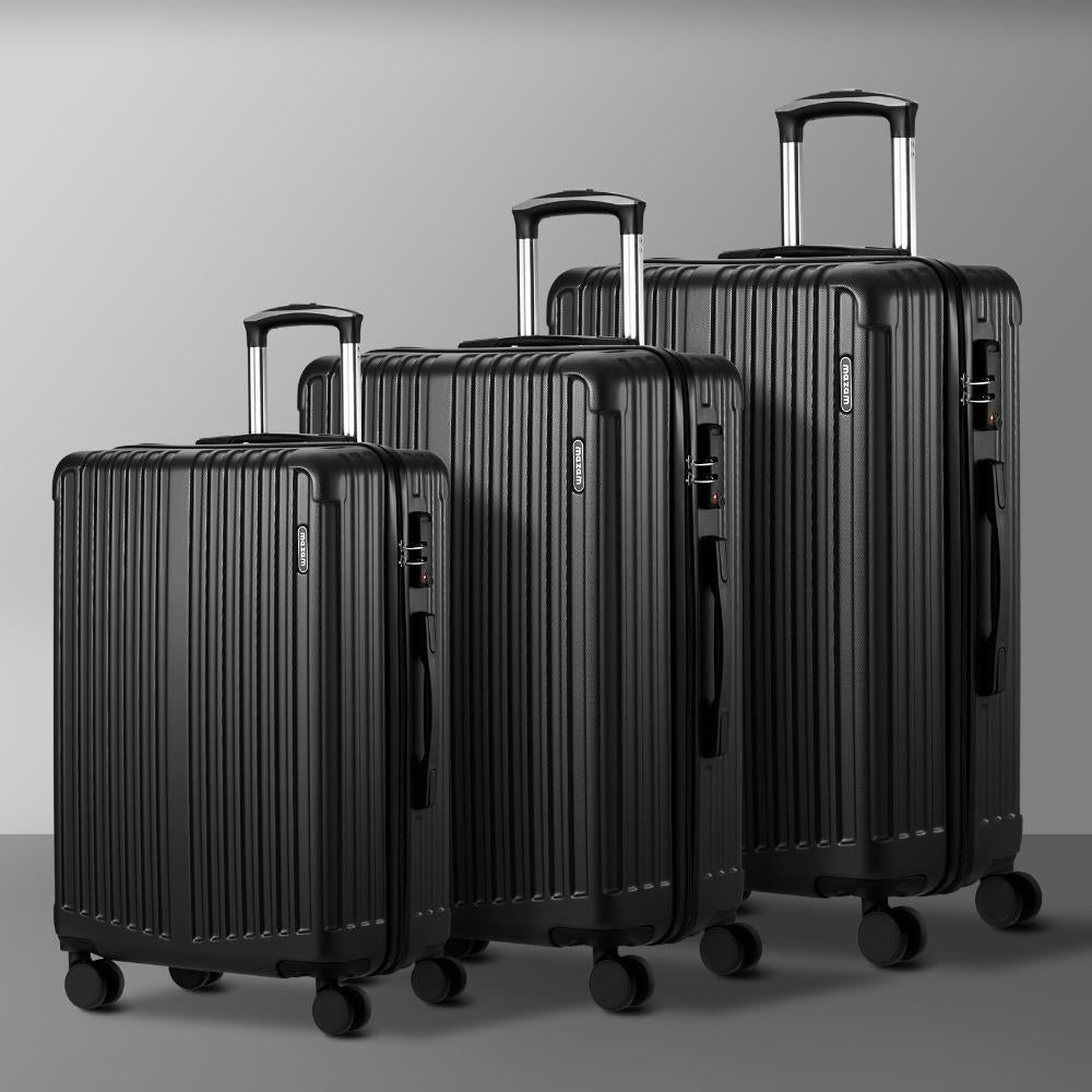Sforza Durabale 3pc Hardcase Luggage Set | Premium Lightweight 360 Spinner Wheels Suitcase