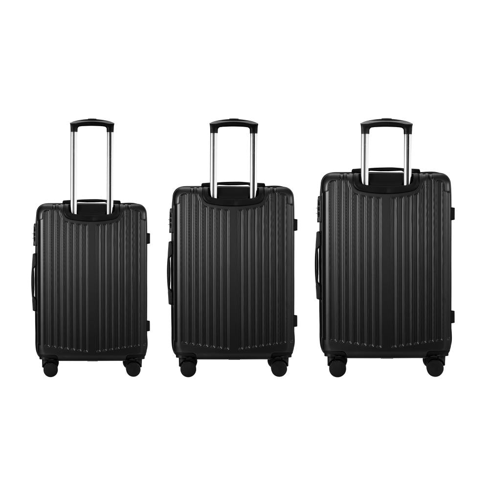 Sforza Durabale 3pc Hardcase Luggage Set | Premium Lightweight 360 Spinner Wheels Suitcase