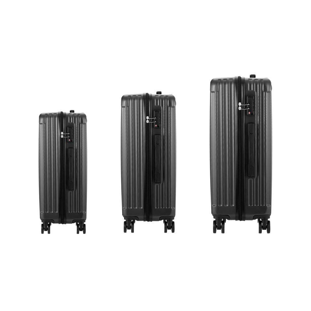 Sforza Durabale 3pc Hardcase Luggage Set | Premium Lightweight 360 Spinner Wheels Suitcase