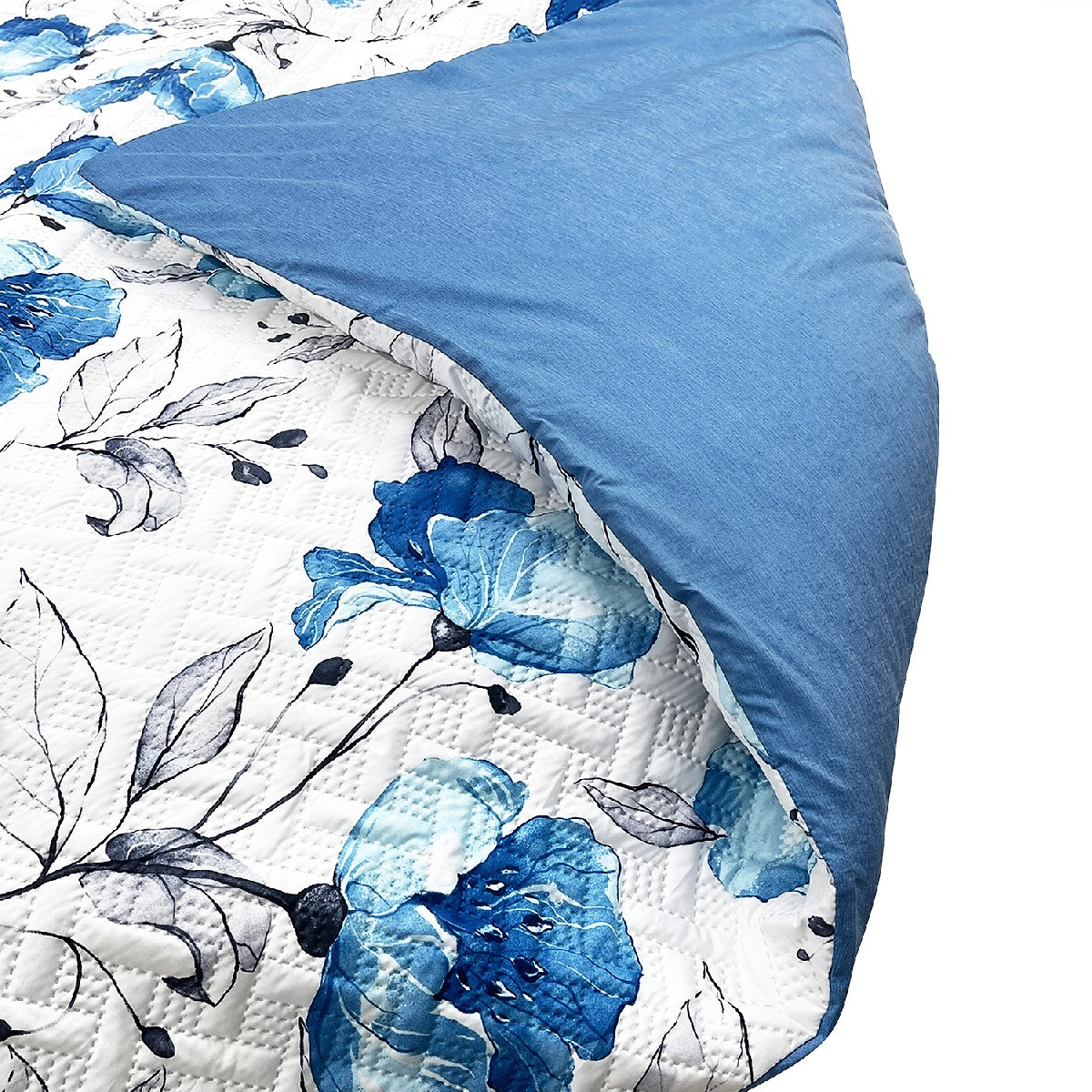 Ramesses Soft Bamboo Cooling Ultrasonic Quilt Cover Set With Fitted Sheet | Printed Design Bamboo Bedding Set