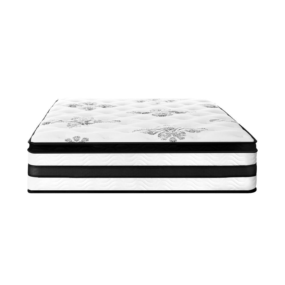 7 Zone Super Cool Gel Memory Foam Premium Mattress | 6 Turn Shock Absorbing Coil Support Medium firm Hypo Allergenic Matrress