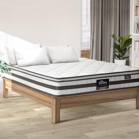 Milano Luxe 4D Air Mesh Infused Cool Gel 21cm Mattress | Full Body Support Medium Firm Matrress