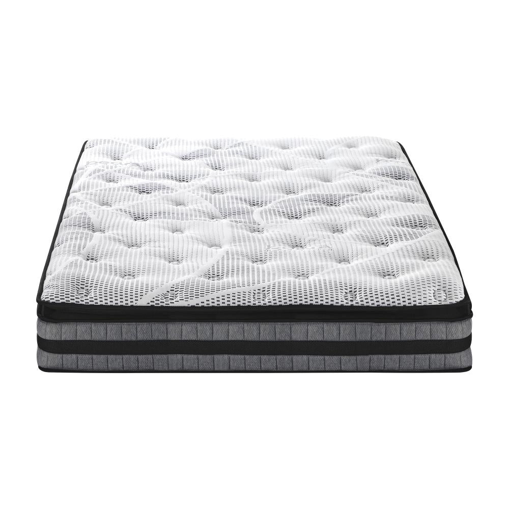 Multi Zone Super Cool Gel and Bonnell Spring Premium Mattress | Shock Absorbing Medium Firm 22cm Mattress