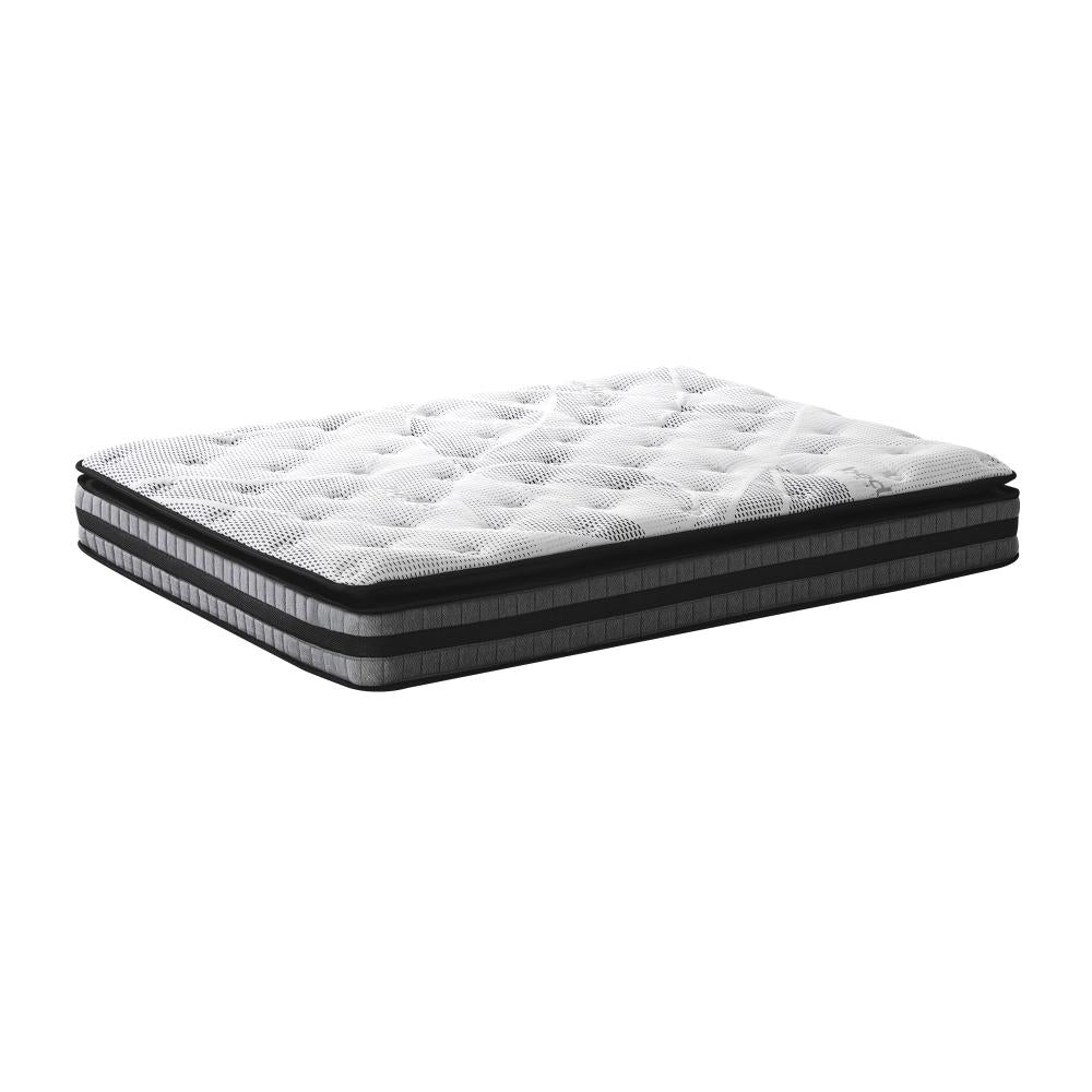 Multi Zone Super Cool Gel and Bonnell Spring Premium Mattress | Shock Absorbing Medium Firm 22cm Mattress