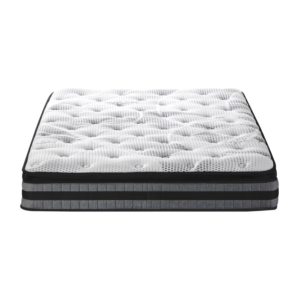 Multi Zone Super Cool Gel and Bonnell Spring Premium Mattress | Shock Absorbing Medium Firm 22cm Mattress