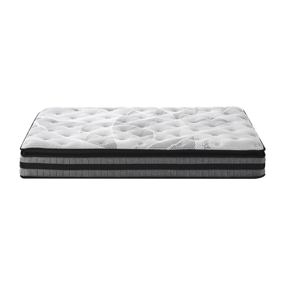 Multi Zone Super Cool Gel and Bonnell Spring Premium Mattress | Shock Absorbing Medium Firm 22cm Mattress