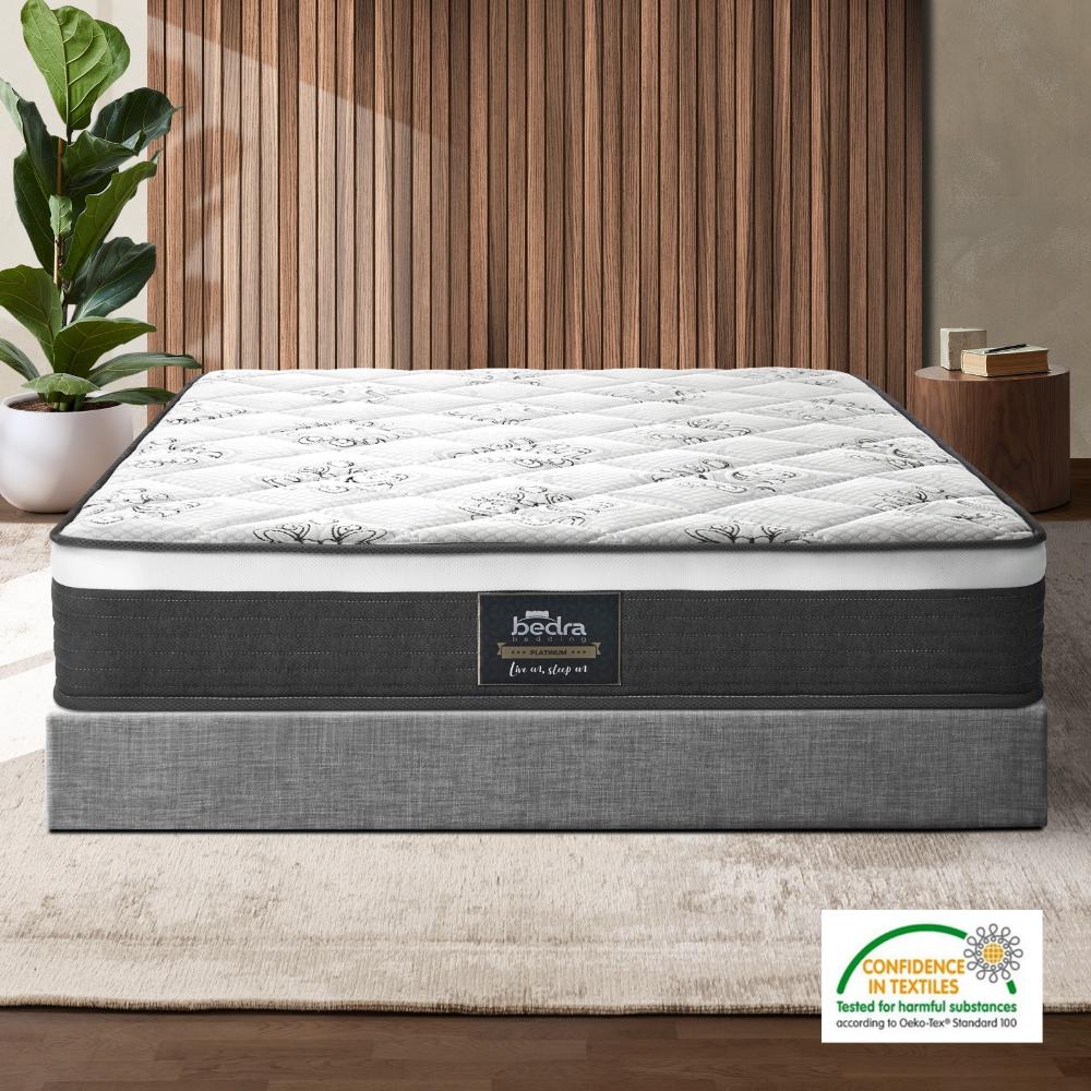 Sleep Luxe Extra Firm 6 Layer 30cm Pocket Spring Mattress | Superior Back Support Firm Bed Mattress