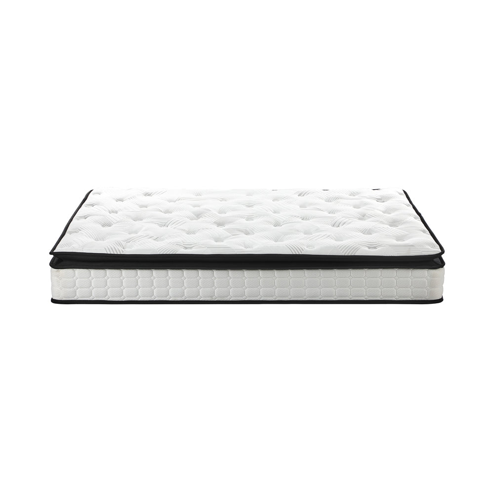 Nuvello Cool Gel Dreameasy 22cm Mattress and Bonus Pillow | Full Body Support Medium Firm Matrress