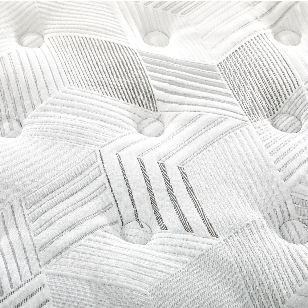 Nuvello Cool Gel Dreameasy 22cm Mattress and Bonus Pillow | Full Body Support Medium Firm Matrress