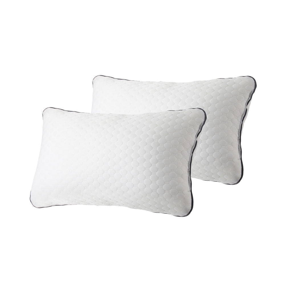 Nuvello Cool Gel Dreameasy 22cm Mattress and Bonus Pillow | Full Body Support Medium Firm Matrress