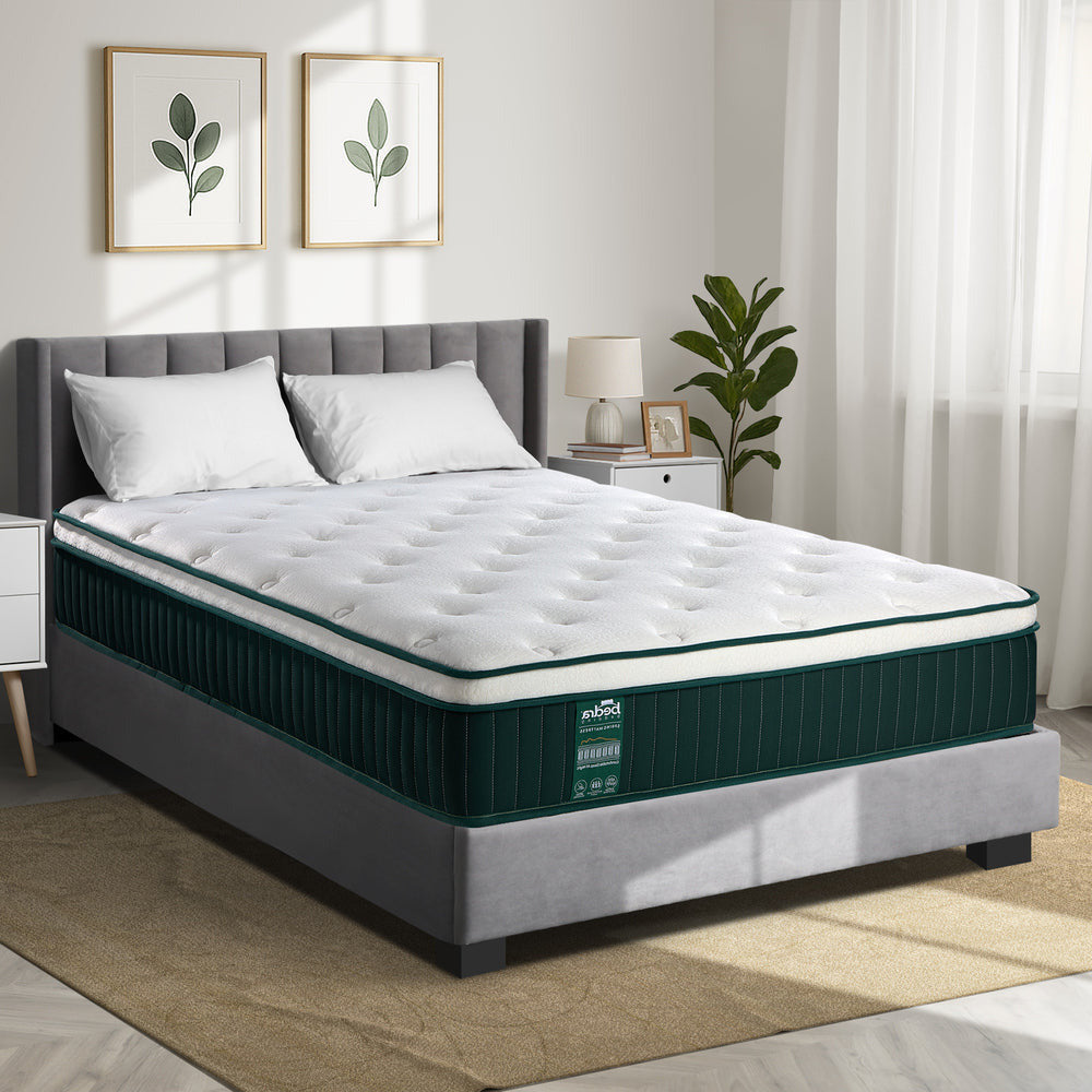 Dreameasy 5 Zone Super Cool Gel Memory Foam Premium 30cm Mattress | 6 Turn Shock Absorbing Medium Firm Hypo Allergenic Matrress