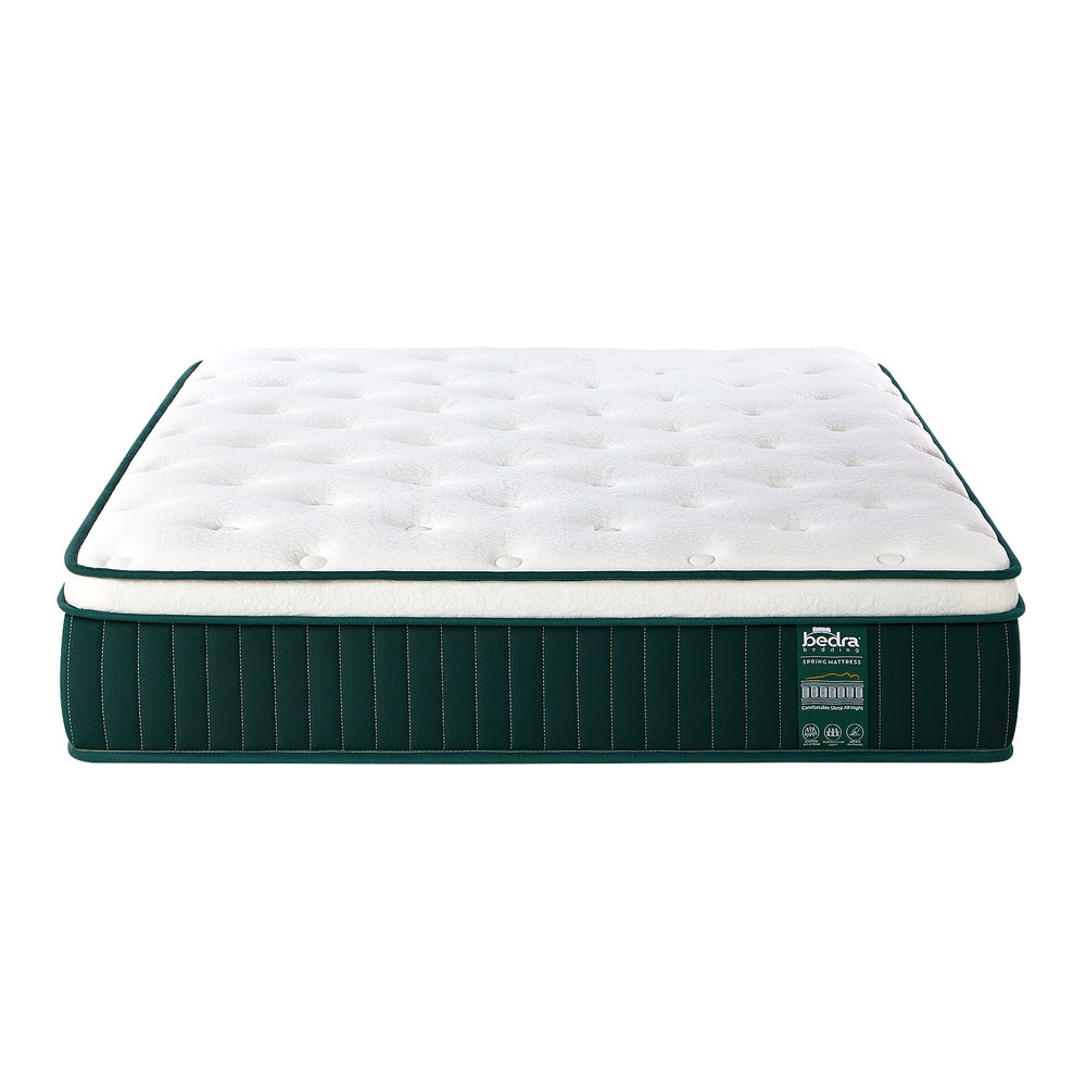 Dreameasy 5 Zone Super Cool Gel Memory Foam Premium 30cm Mattress | 6 Turn Shock Absorbing Medium Firm Hypo Allergenic Matrress