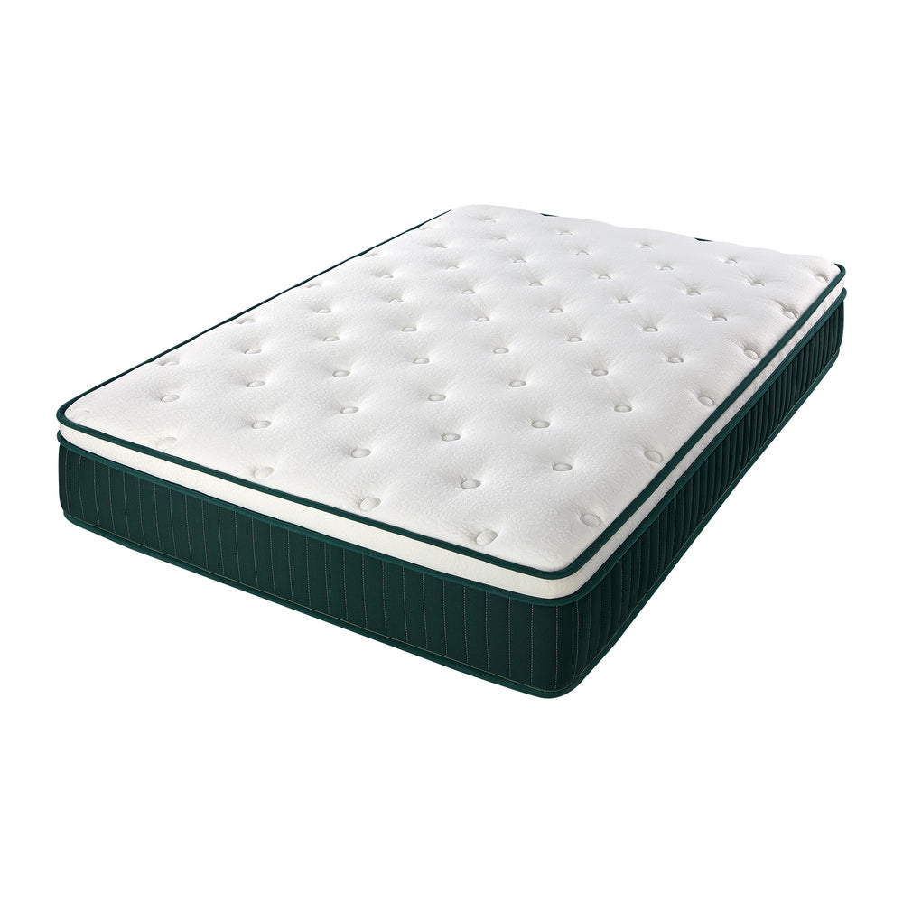 Dreameasy 5 Zone Super Cool Gel Memory Foam Premium 30cm Mattress | 6 Turn Shock Absorbing Medium Firm Hypo Allergenic Matrress