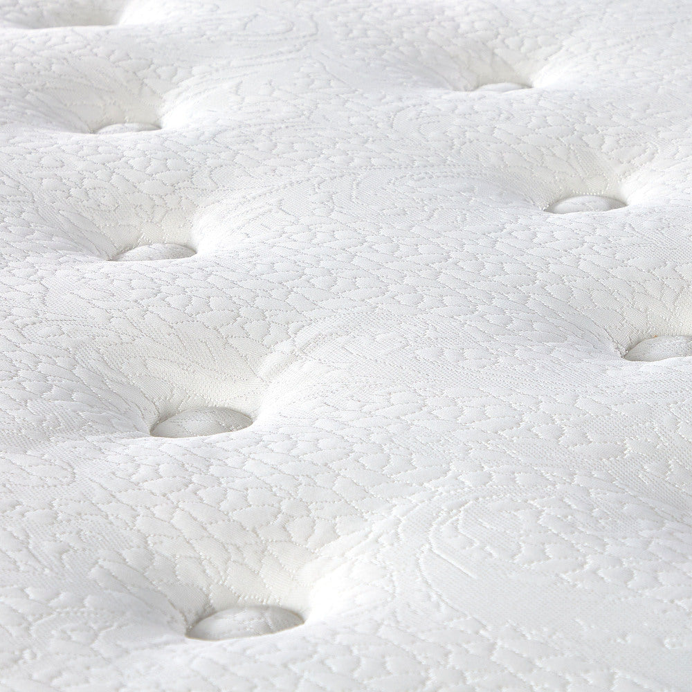 Dreameasy 5 Zone Super Cool Gel Memory Foam Premium 30cm Mattress | 6 Turn Shock Absorbing Medium Firm Hypo Allergenic Matrress