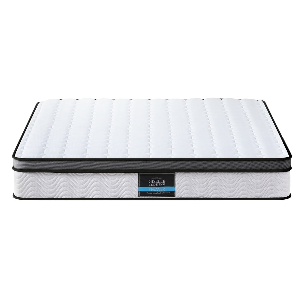 Portessa Io Cool Gel Ventilated Support Mattress | 25cm Comfort Support Medium Firm Bonnell Spring Mattress