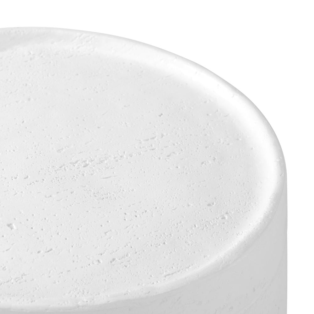 Terzzi Two In One Concrete Romano Stool or Bedside Table | Indoor Outdoor Verstaile Modern Stands