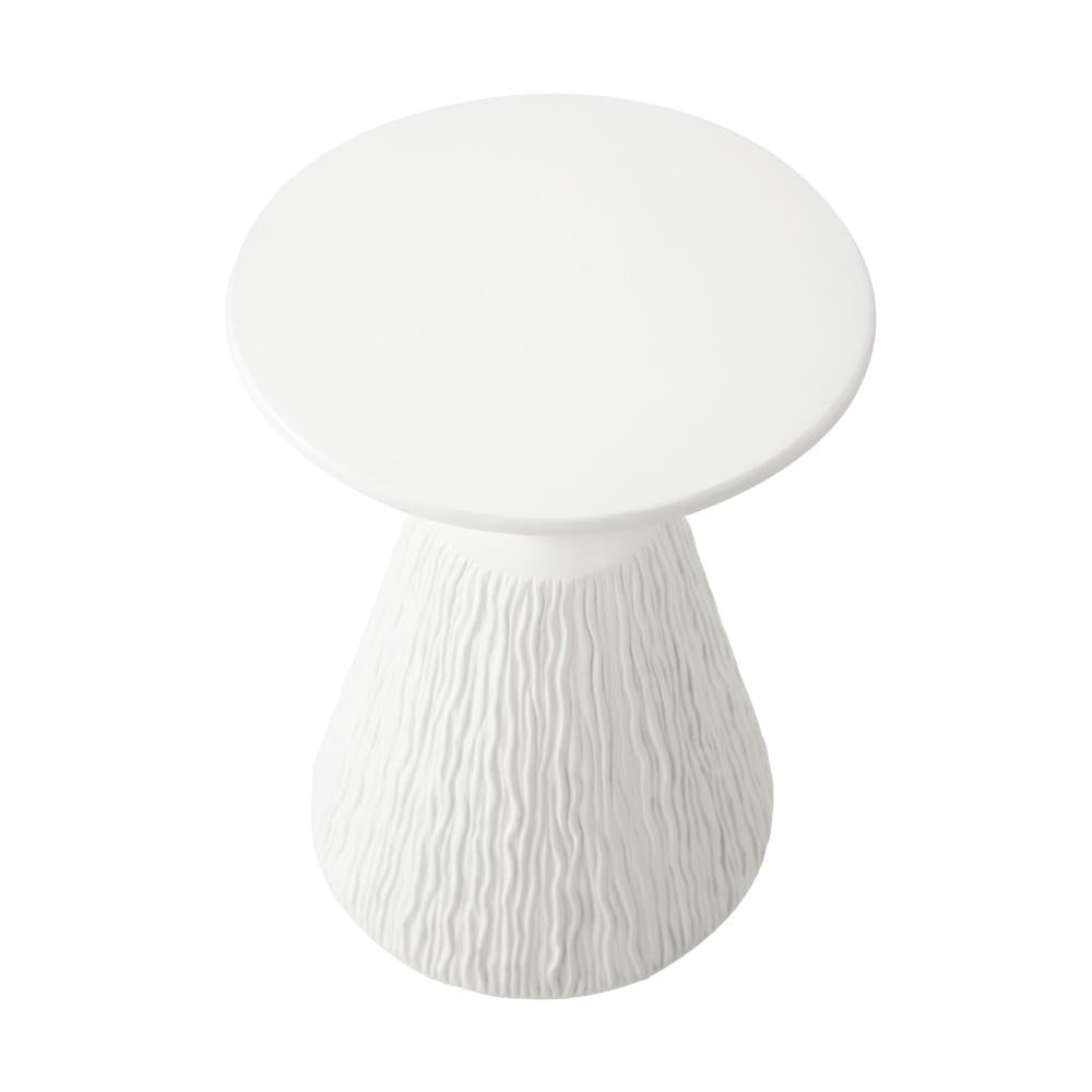 Terzzi Two In One Concrete Lava Stool or Bedside Table | Indoor Outdoor Verstaile Modern Stands