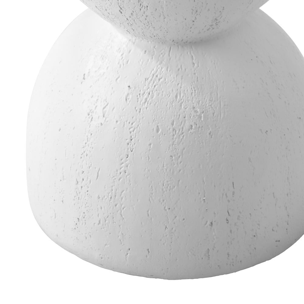 Terzzi Two In One Concrete Hourglass Stool or Bedside Table | Indoor Outdoor Modern Side Table Stool