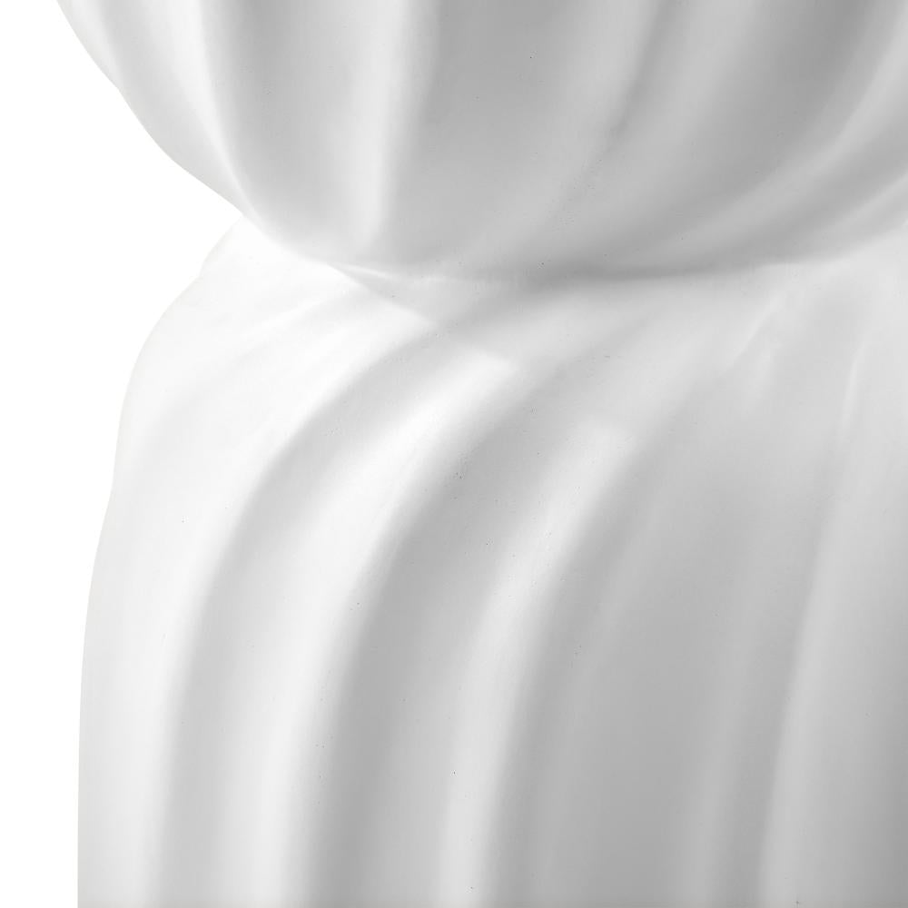 Terzzi Two In One Concrete Hourglass Stool or Bedside Table | Indoor Outdoor Modern Side Table Stool