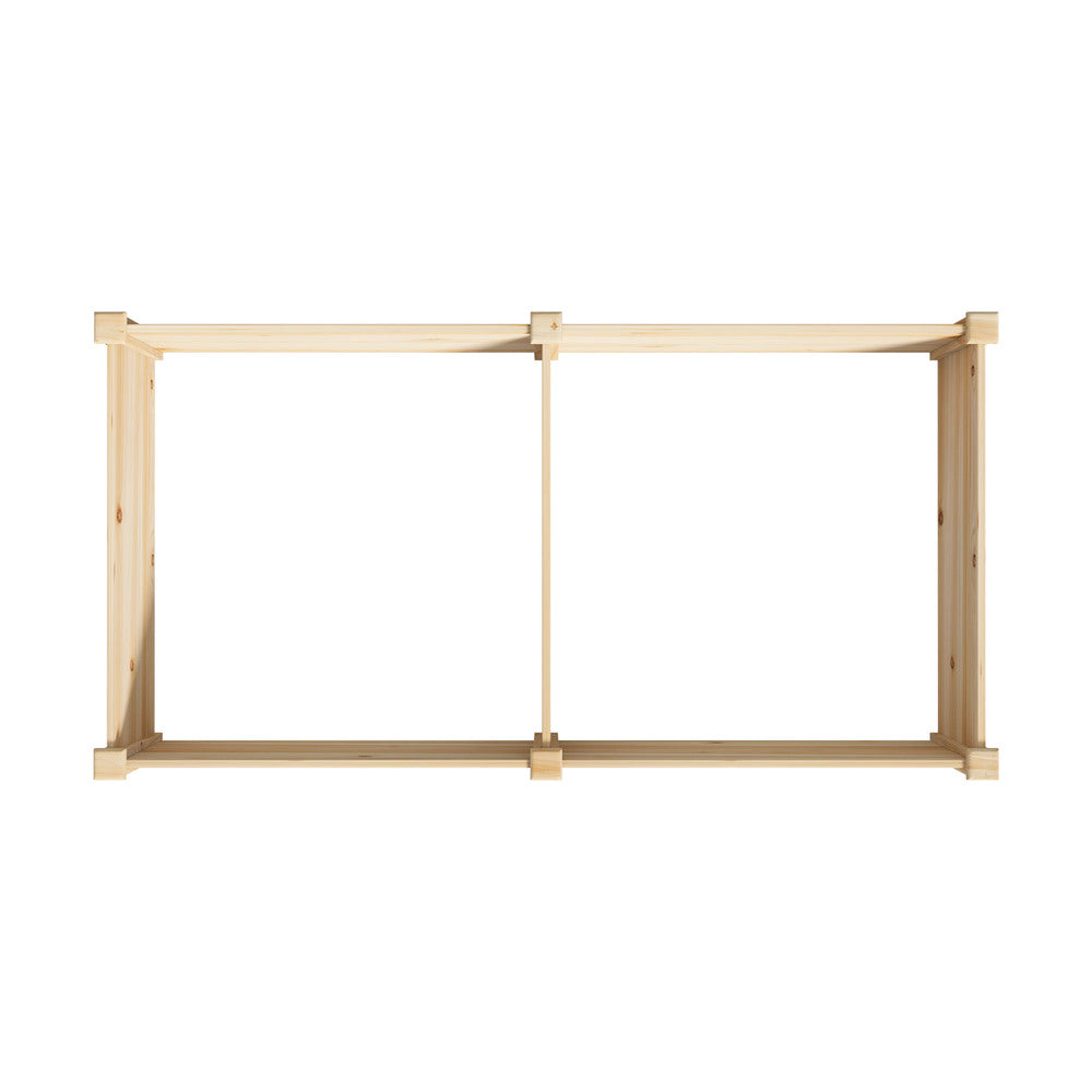 Greenio Premium Wooden Raised Garden Beds | Wooden Timber Multi Sized Planter Boxes