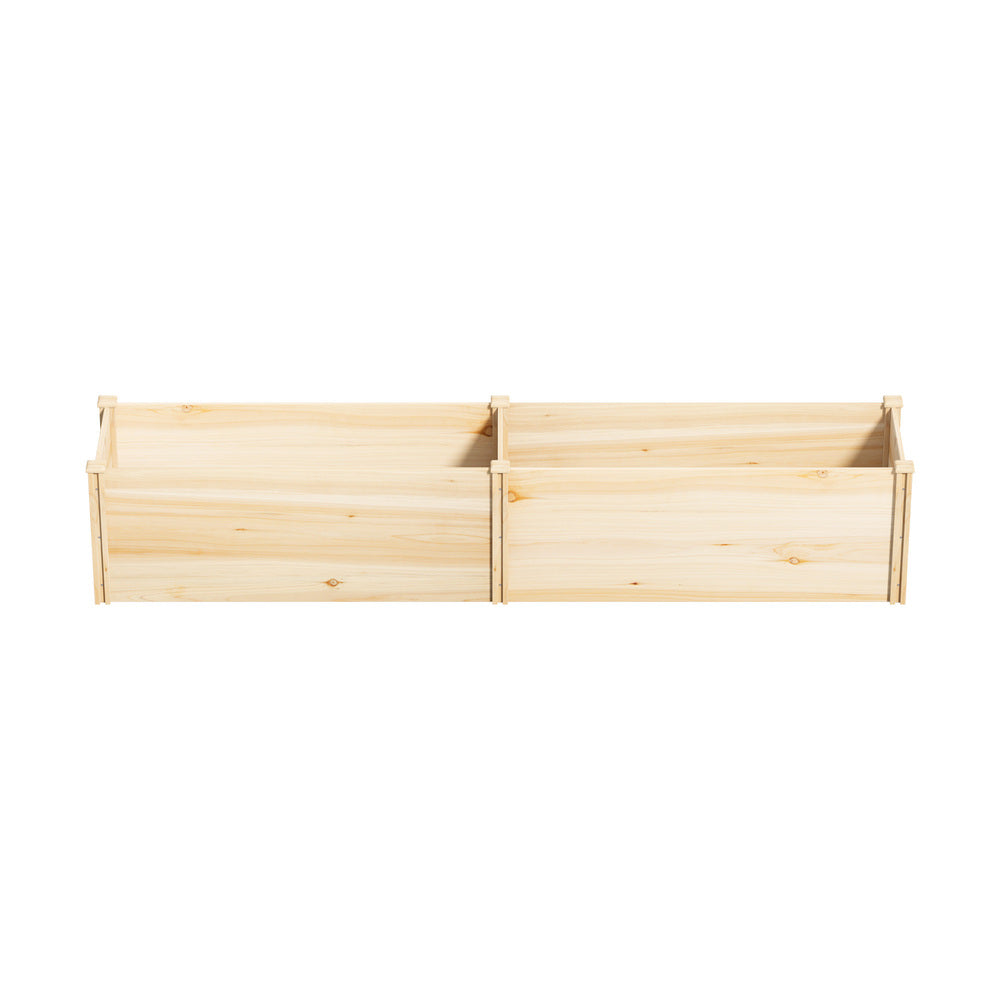 Greenio Premium Wooden Raised Garden Beds | Wooden Timber Multi Sized Planter Boxes