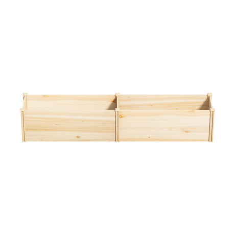Greenio Premium Wooden Raised Garden Beds | Wooden Timber Multi Sized Planter Boxes