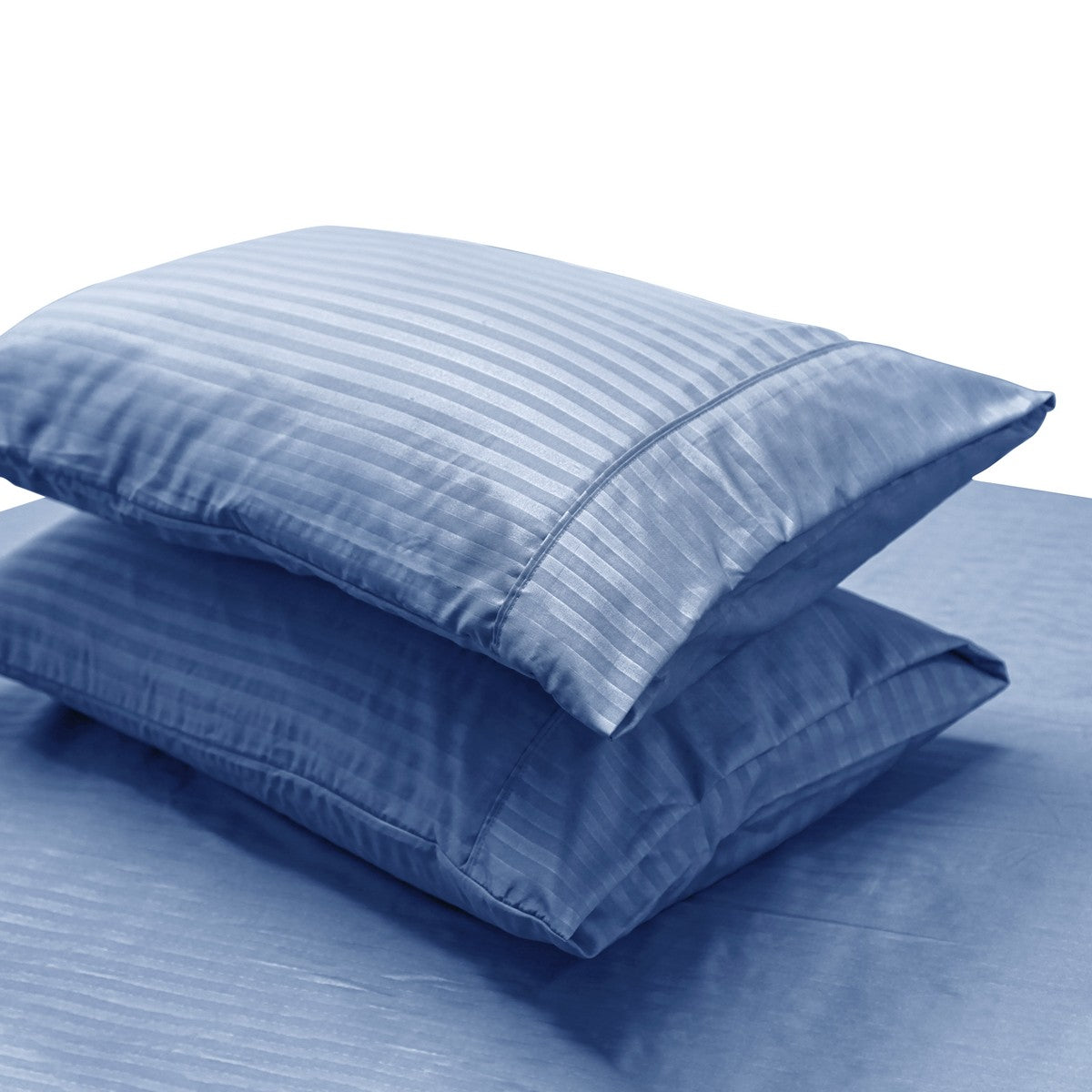 2000TC Pin Stripe Bamboo Cooling Fitted Sheet Combo Set | Hotel Quality Jacquard Bamboo Sheets