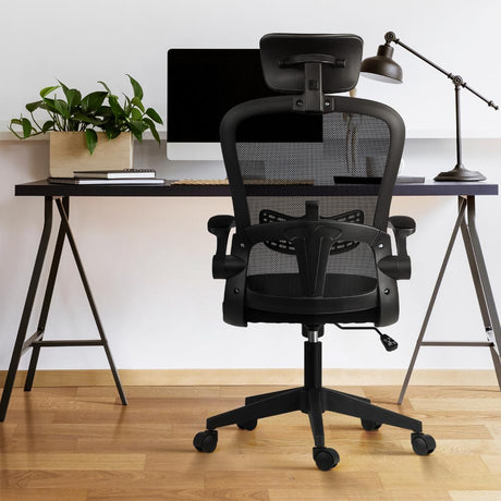 Ermes Deluxe Ergo Mesh Office Chair | Executive S Curve Adjustable Gaming Computer Chair