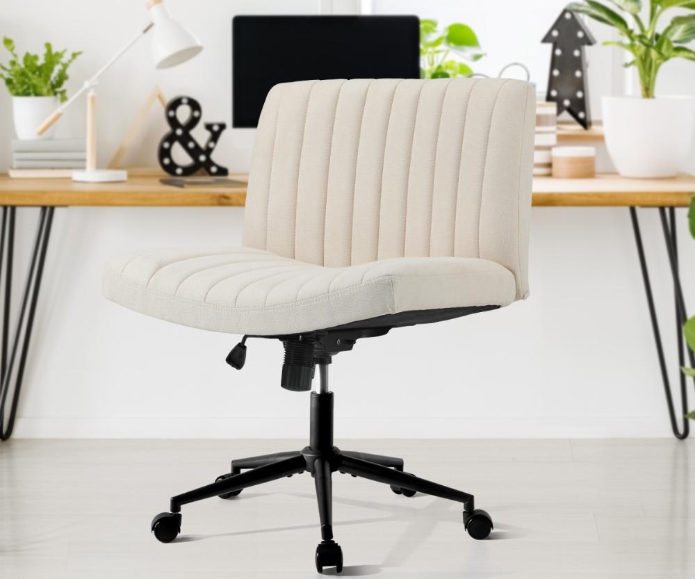 Parisi Retro Mid Back Wide Seat Office Chair | Adjustable Ultra Comfort Computer Chair