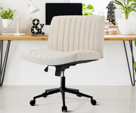 Parisi Retro Mid Back Wide Seat Office Chair |  Adjustable Ultra Comfort Computer Chair