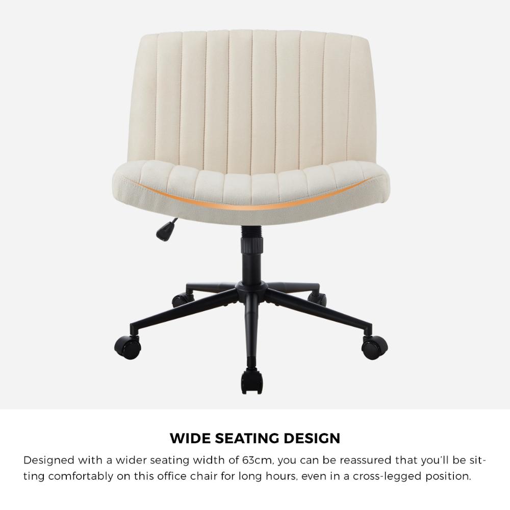 Parisi Retro Mid Back Wide Seat Office Chair | Adjustable Ultra Comfort Computer Chair