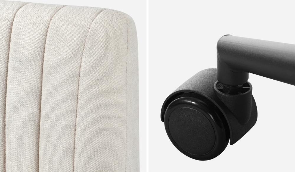 Parisi Retro Mid Back Wide Seat Office Chair | Adjustable Ultra Comfort Computer Chair