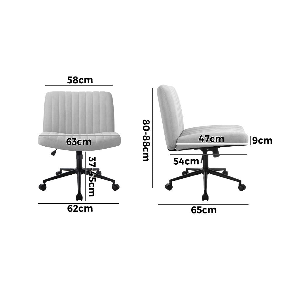 Parisi Retro Mid Back Wide Seat Office Chair | Adjustable Ultra Comfort Computer Chair