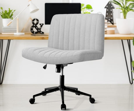 Parisi Retro Mid Back Wide Seat Office Chair |  Adjustable Ultra Comfort Computer Chair