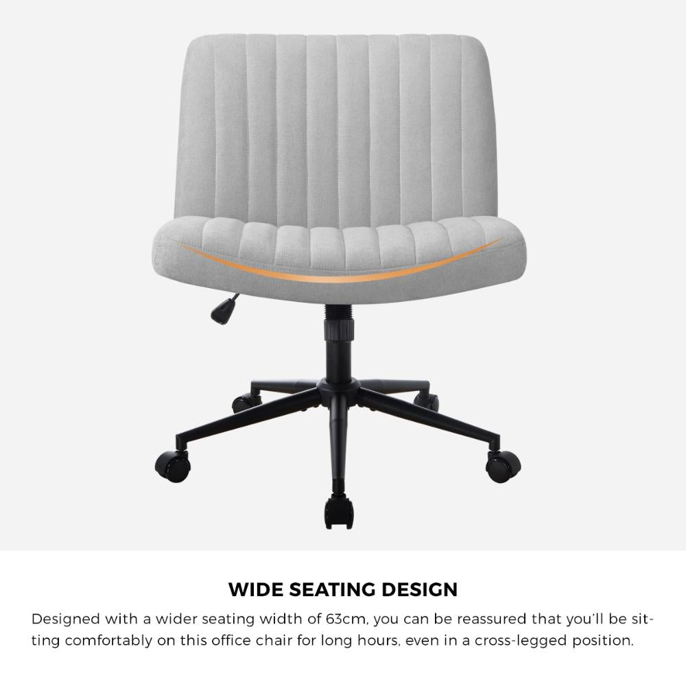 Parisi Retro Mid Back Wide Seat Office Chair | Adjustable Ultra Comfort Computer Chair