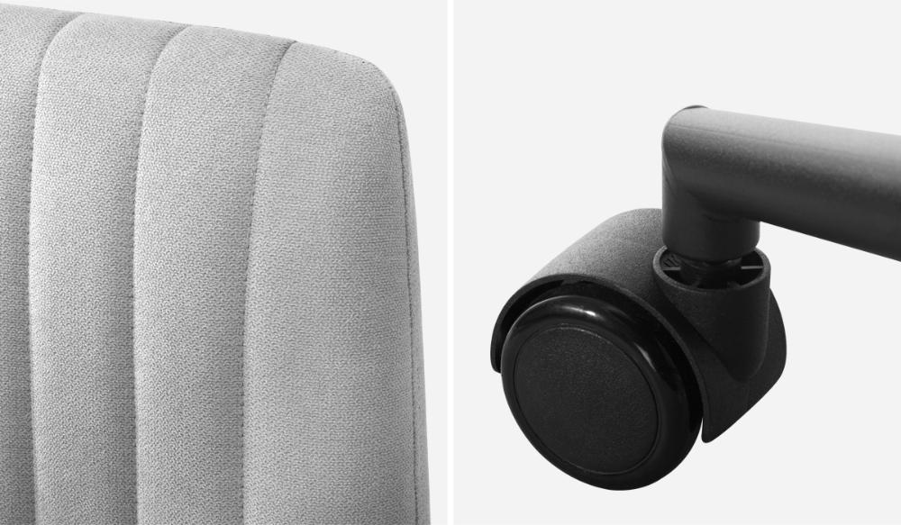 Parisi Retro Mid Back Wide Seat Office Chair | Adjustable Ultra Comfort Computer Chair