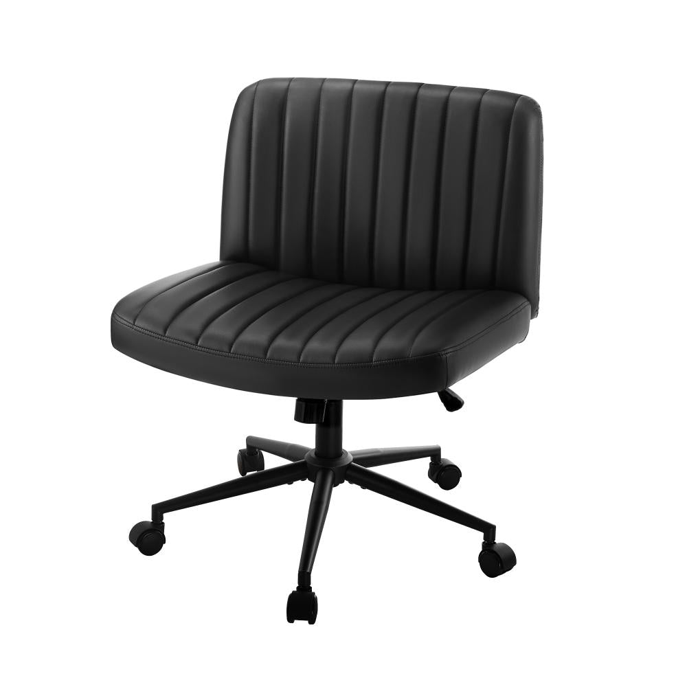 Parisi Retro Mid Back Wide Seat Office Chair | Adjustable Ultra Comfort Computer Chair
